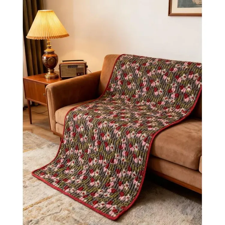 90 *220沙发巾双面四季款家用沙发垫牛奶绒床盖沙发多功能垫