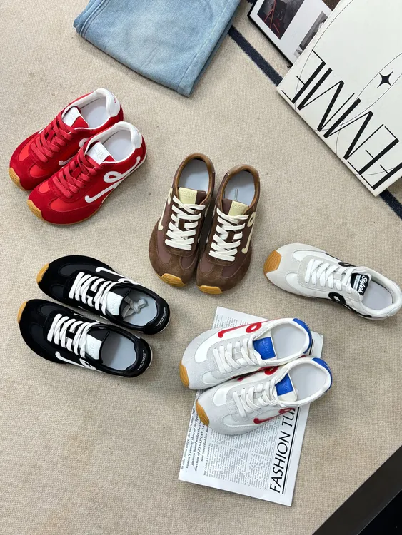 「严姐」 25NEW休闲百搭运动徳训慢跑鞋复古韩版德训鞋4CM