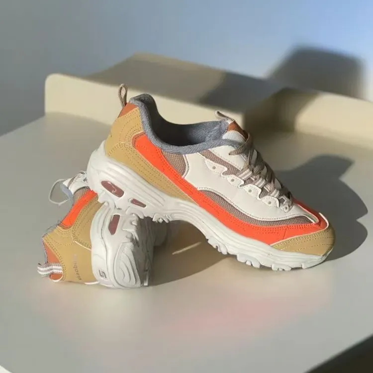 新款厚底防滑耐磨透气舒适运动休闲老爹鞋男鞋时尚潮流情侣鞋女鞋