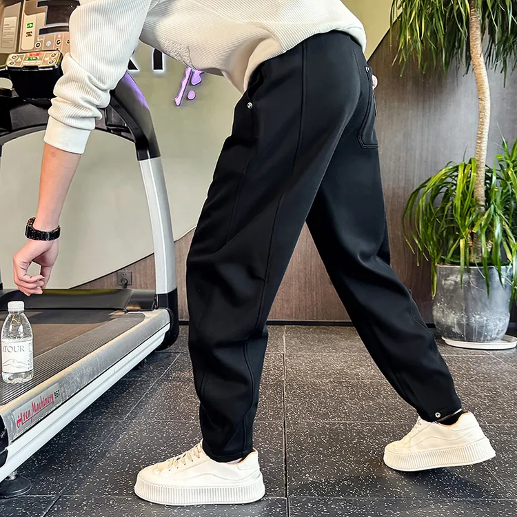 黑色男士运动卫裤春秋新款爆款束脚裤潮流百搭痞帅休闲长裤子男裤