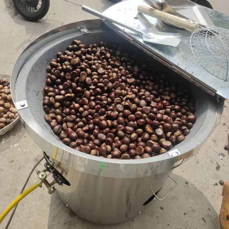 立式炒货机炒板栗机燃气小型摆摊电热糖炒板栗机器糖炒栗子机