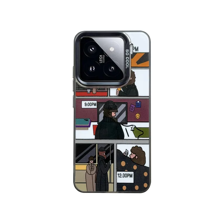 【枔】创意生活定制光面彩银壳15/14pro个性创意大孔tpu防摔手机壳