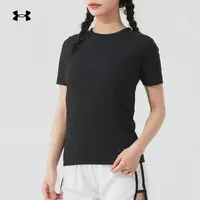 【流光风】UA安德玛短袖T恤女跑步健身训练服圆领运动半袖1373929
