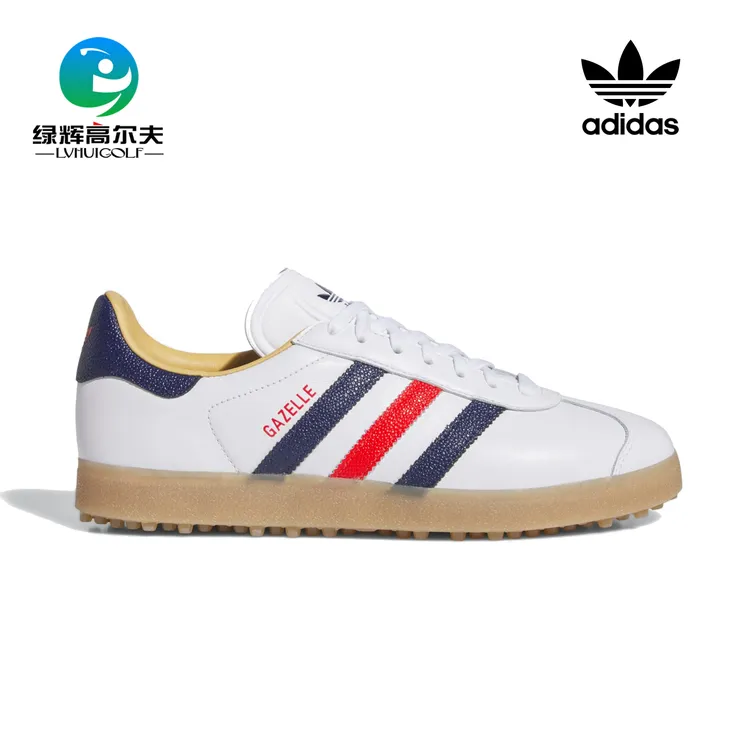 adidas/阿迪达斯高尔夫男女同款球鞋GAZELLE LEATHER休闲运动球鞋