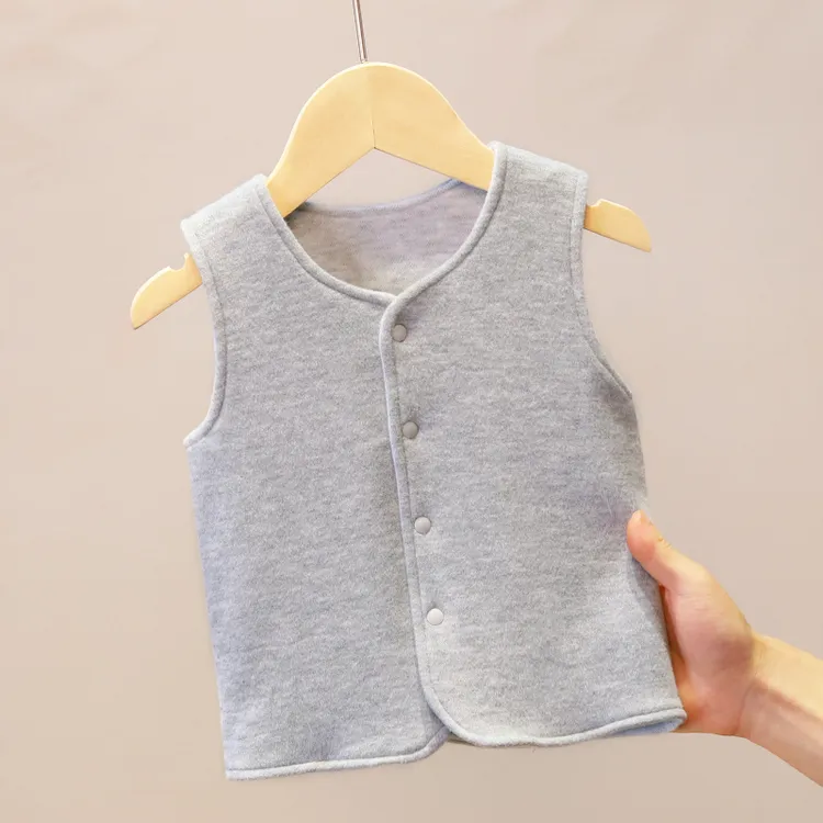 儿童女童宝宝马甲男童背心内穿冬季加厚婴儿马夹保暖坎肩 20513