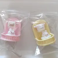 仿真小兔子在阳台洗毛巾1套随机发（颜色表情随机，默认微瑕）