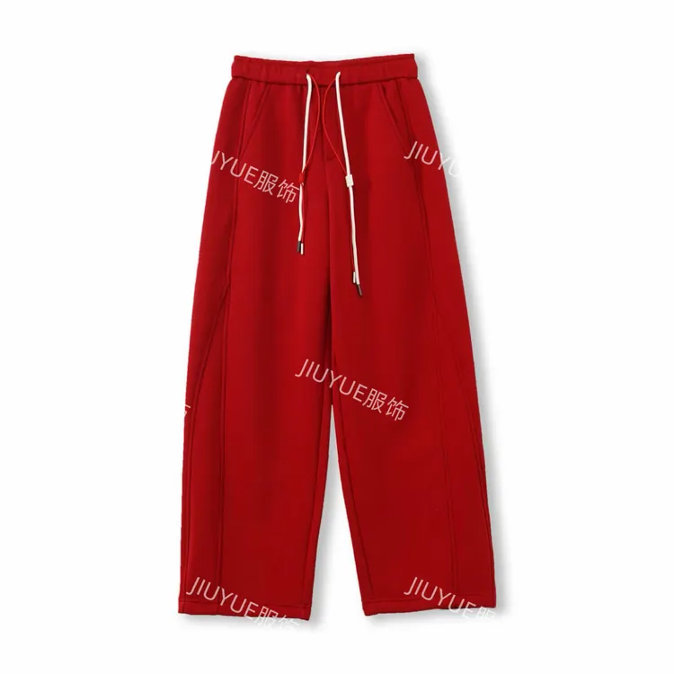 （糯米裤）秋冬松紧腰抽绳加绒加厚香蕉裤显瘦百搭休闲裤潮流阔腿裤