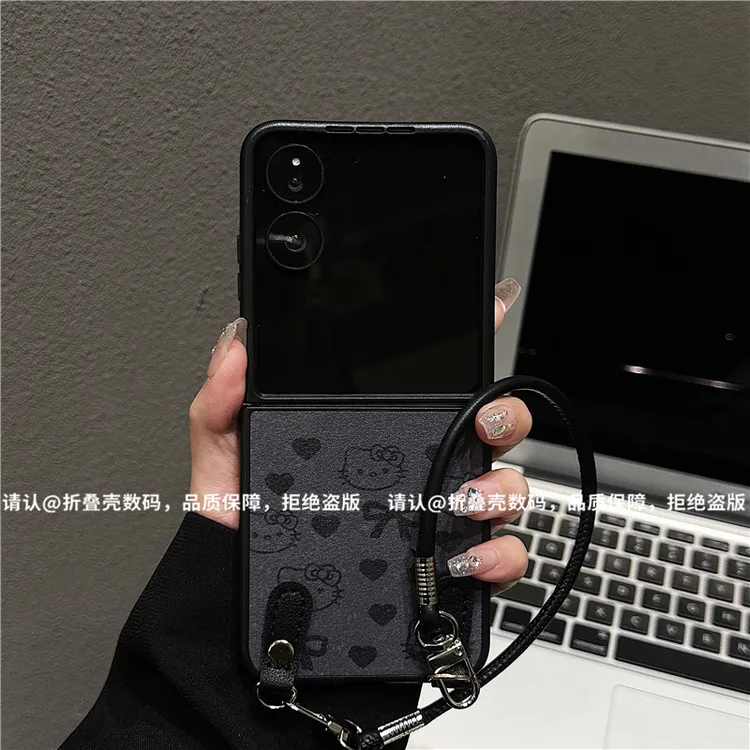 （小米mixflip系列)金属折叠皮纹适用小米mixflip手机壳防摔爆款潮