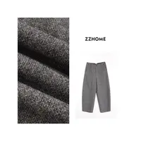 ZOZO HOME ｜“龙猫”5O精纺羊毛重磅织绒弧形弯刀休闲裤q171409p