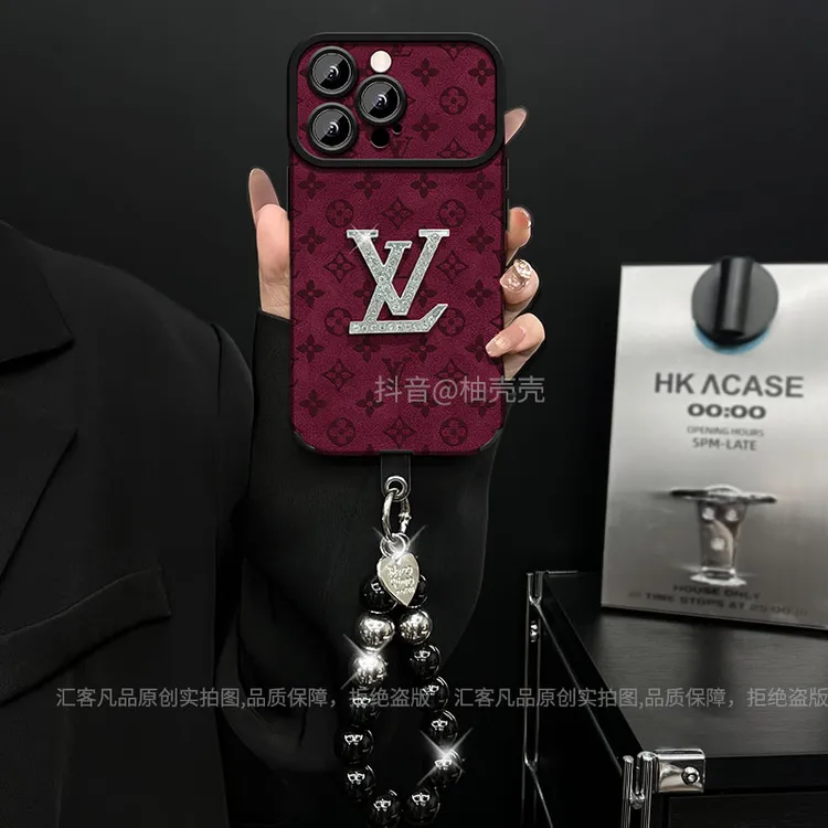 适用【苹果/oppo/华为/vivo/小米】大视窗红毛皮花纹网红防摔手机壳