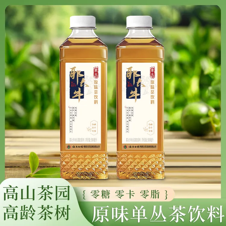 耶大牛单丛原味茶饮料500ml*15瓶/箱无糖茶饮料营养饮品网红饮品