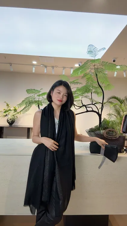 TANTAN 百搭显瘦简约韩版围巾2407