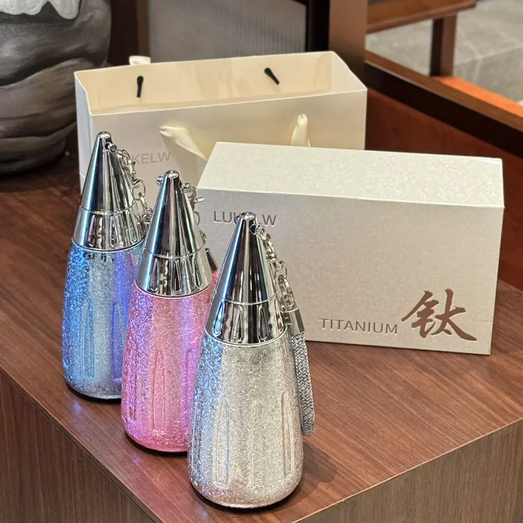 【女神钛杯】高颜值保温水杯精美女生彩色养生水杯夏季吸管杯渐变