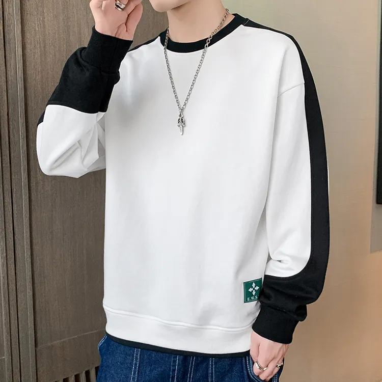 男款卫衣春秋新款时尚潮流宽松休闲长袖圆领打底衫ins潮牌韩版