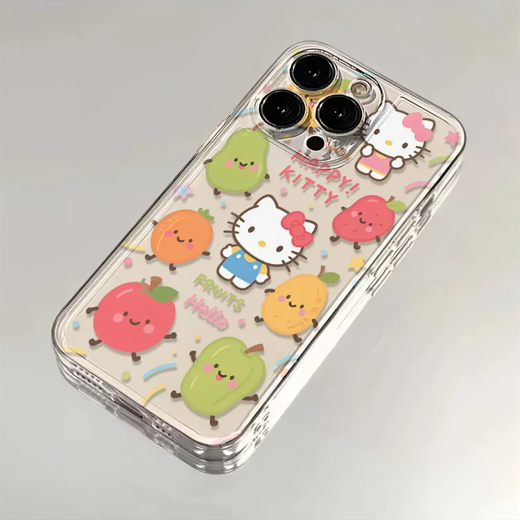 水果凯蒂猫适用苹果iPhone16promax14小米15华为P70手机壳太空MT