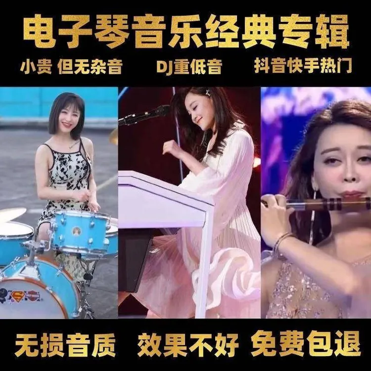 电子琴纯音乐u盘车载DJ优盘韩国音乐重低音盘高品质无损品质