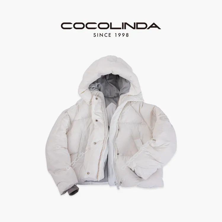COCOLINDA | 90白鸭绒连帽短款加厚羽绒服Y5471