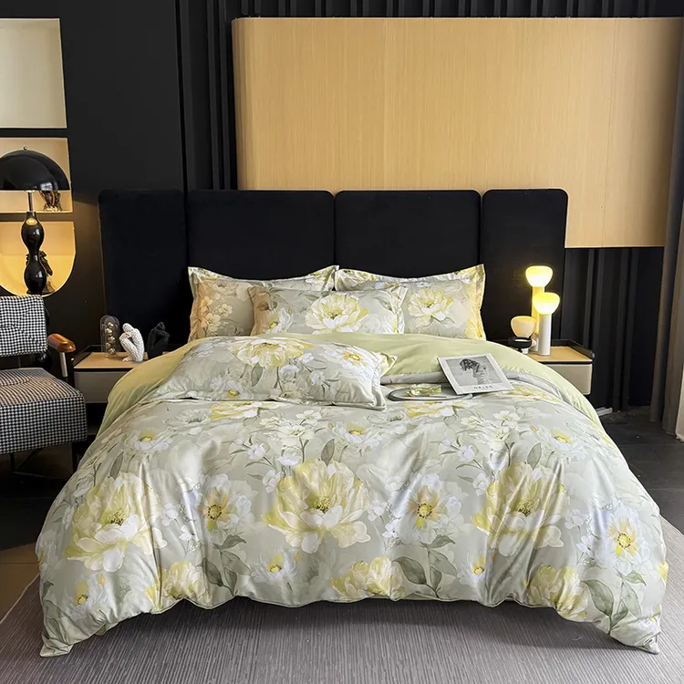 【免费试睡15天】秋季新品轻奢风时尚有机亲肤棉软糯磨毛四件套商品图