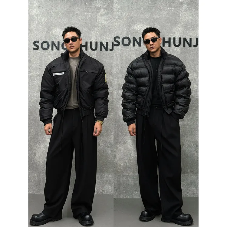 宋春江同款 秋冬【突击者】三防双面穿棉服加厚保暖男百搭排骨服