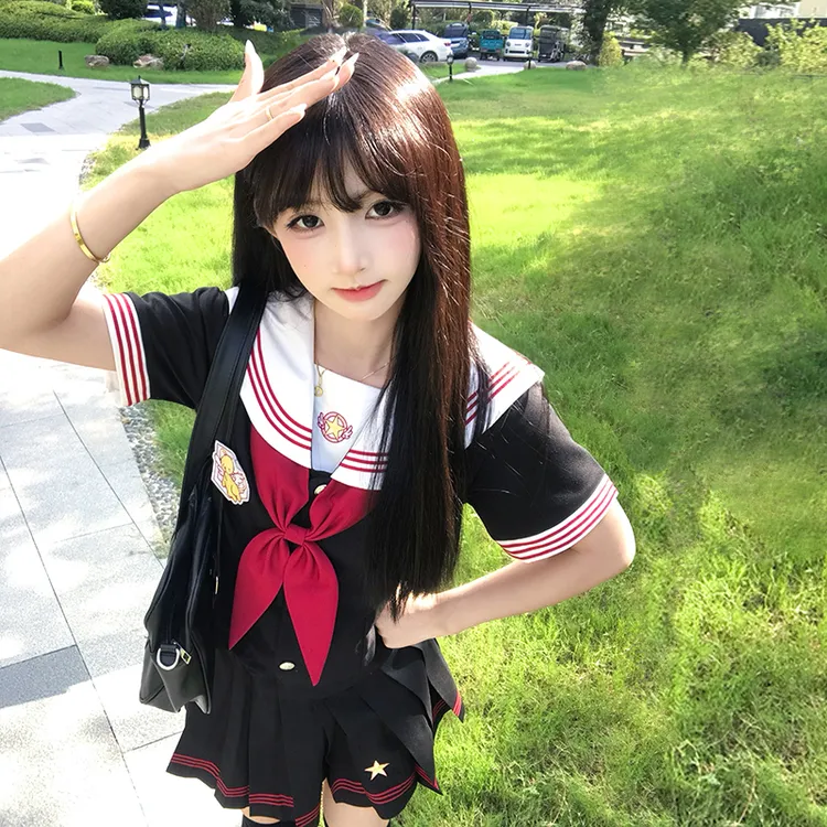 【小樱来电】【小樱回信】樱空社原创正版JK制服双子水手服长短袖套装