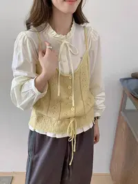 【套装】宽松简约新款时尚高档时装女装服装5865[GYSS]Q