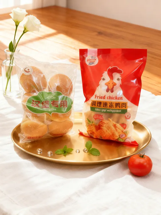 【新疆包邮】汉堡面包6个Hunarwan妙脆鸡腿堡1kg