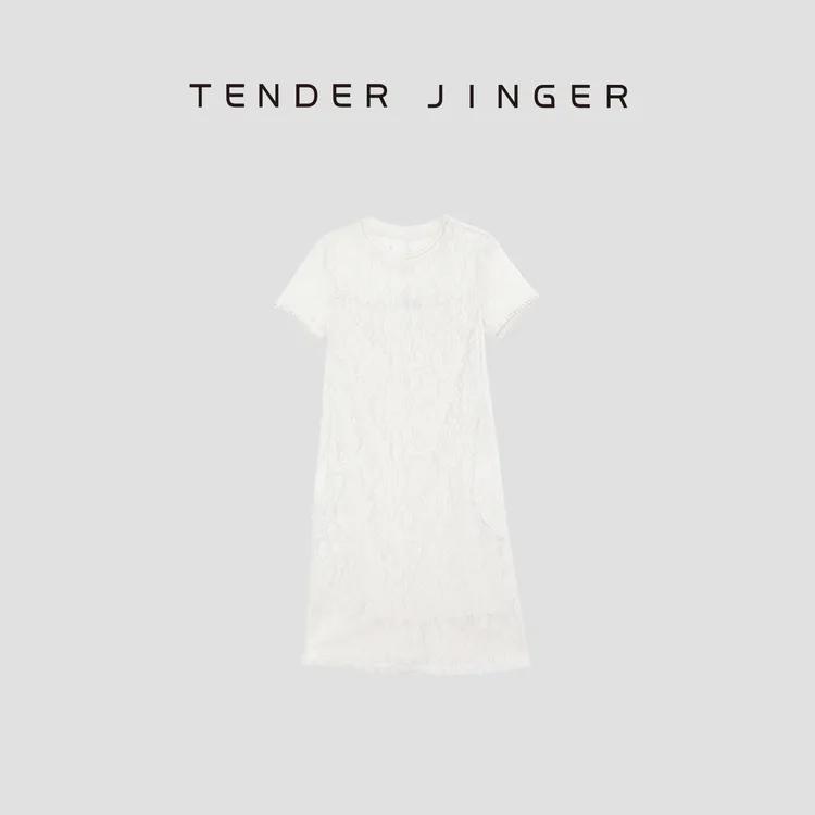 Tender Jinger刺绣蕾丝连衣裙T52IPZ30349