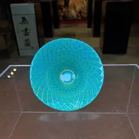 高端茶具蓝撇口果盘