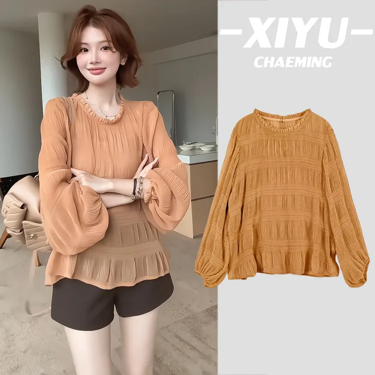 夏季新款宽松百搭衬衫女薄款长袖防晒衫上衣韩版法式气质高级感