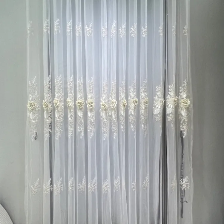 钉珠，钉花，高端纱帘定
