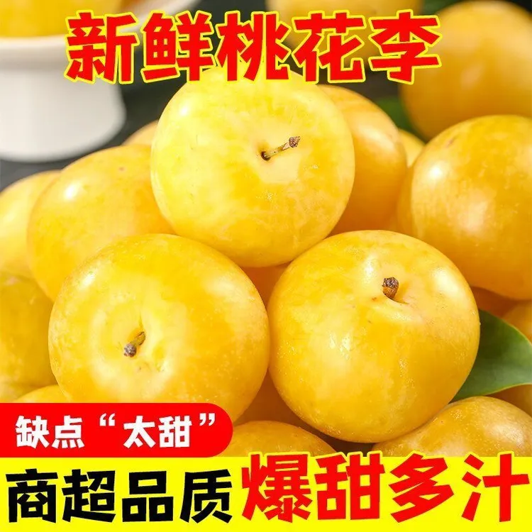 正宗四川桃花李冰糖李黄金李奈李桃花李甜蜜多汁孕妇水果批发包邮