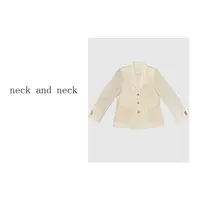 【 neck and neck 】“  柏林纪事 ” 设计师透气亚麻西服薄款外套