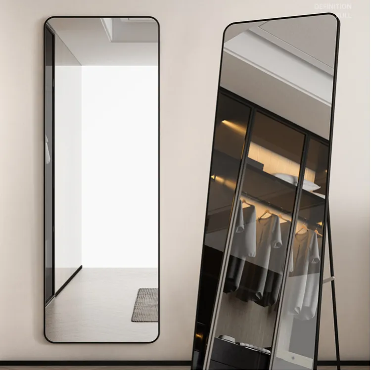 全身镜穿衣落地镜子家用壁挂贴墙网红女生卧室化妆挂墙立体试衣镜