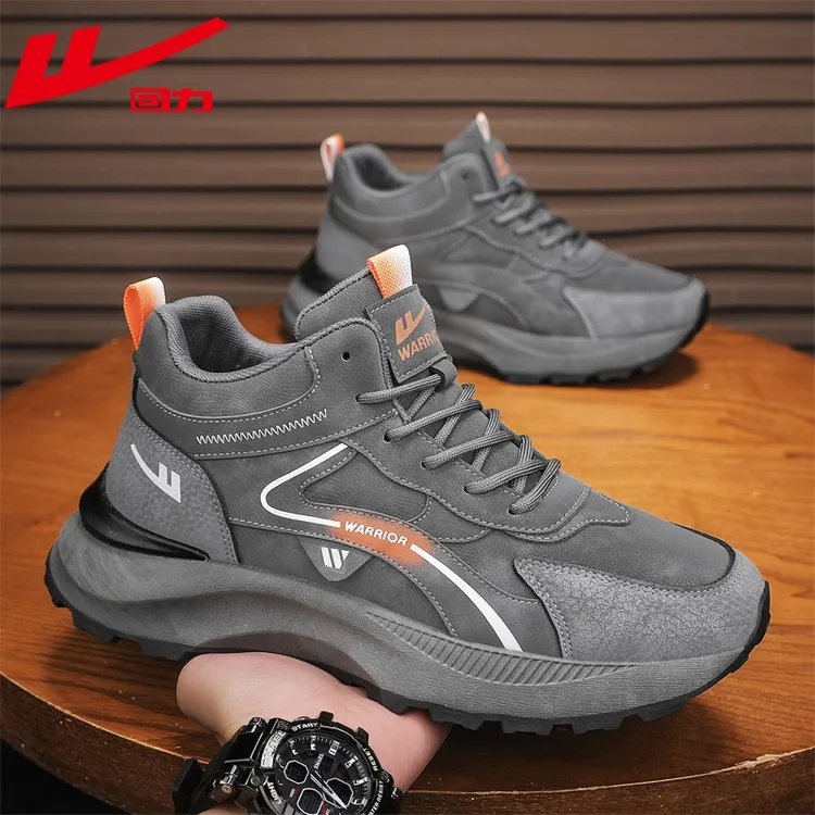 回力男鞋冬季户外工作防滑耐磨劳保鞋潮流百搭时尚休闲厚底运动鞋