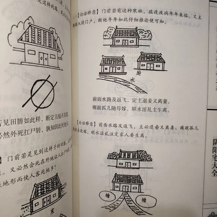 文释《阴阳宅大全》544页书籍大全图解中国风水全书奇门遁甲国学
