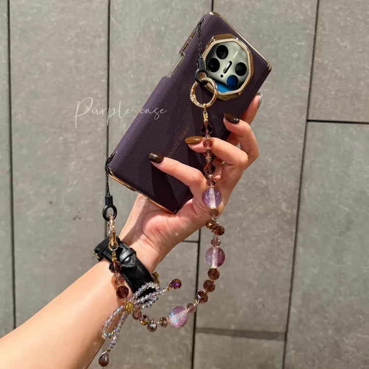 适用华为matex6手机壳素皮硬壳X5双中轴镜头保护套新款高级暗夜紫