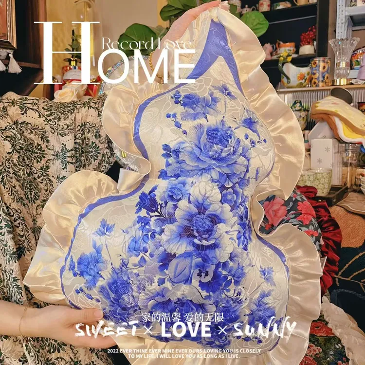 花边葫芦民族风毛绒坐垫办公室学生宿舍久坐椅子靠垫榻榻米软垫子