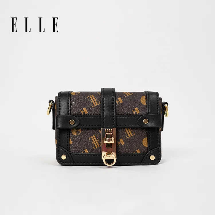 ELLE25限定 【Petite Malle小号】经典时尚老花斜挎包46376