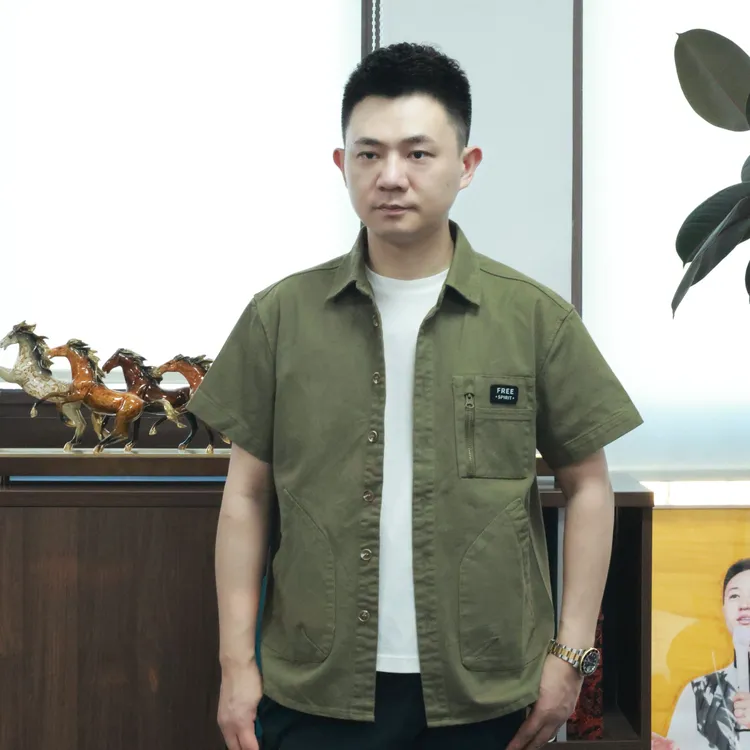 机械师重磅纯棉衬衫美式休闲宽松