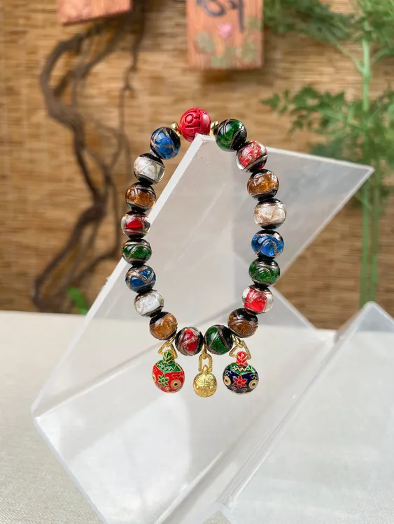 [第十九福地师傅推荐]文创+持赋能香灰琉璃手串手绳手环