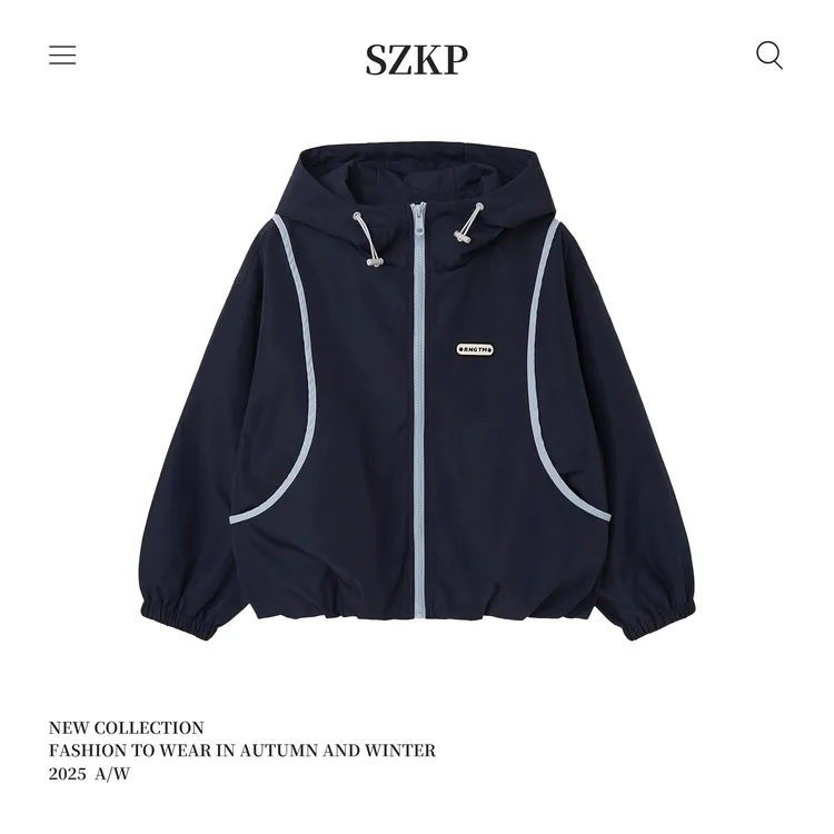 SZKP秋季新款女童装休闲上衣中大童时尚洋气儿童外套YNYQ553289