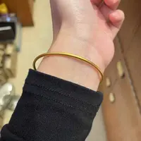 【足金古法素圈手镯】 精致美观精美时尚百搭气质