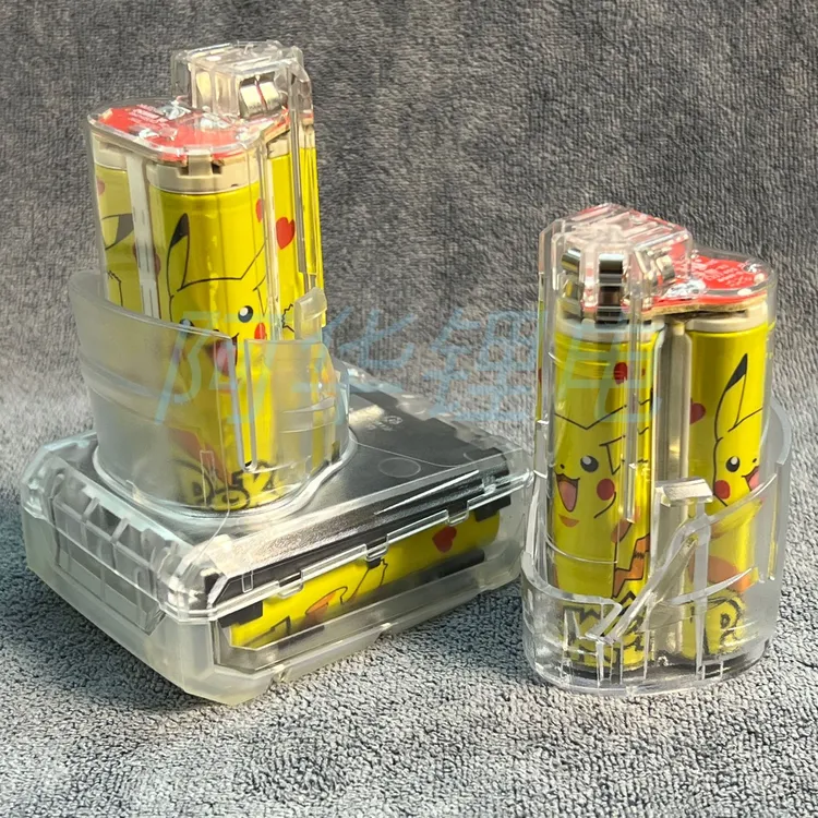 米沃奇适配M12 透明皮卡丘3.0/6.0Ah锂电池 索尼全极耳新能安JP30
