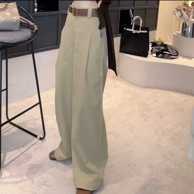 《姚家优麦汇》K6627早秋款设计感休闲裤时尚休闲洋气百搭裤女