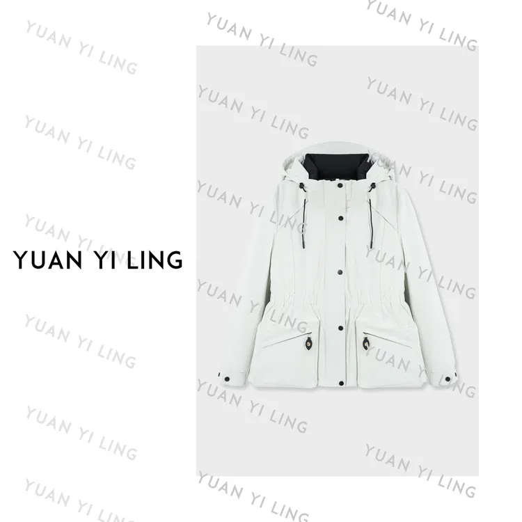 袁艺灵【明星同款】白鹅绒防风防雨防水户外三合一冲锋衣外套