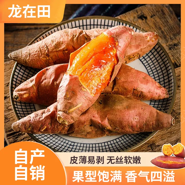 山东烟薯25号新鲜糖心蜜薯软糯香甜可蒸煮可烤地瓜