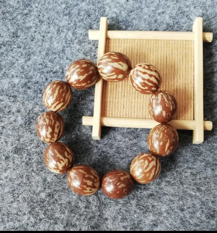 非金属木质手链 金色卡其色民族风个性复古手工女士男士创意时尚