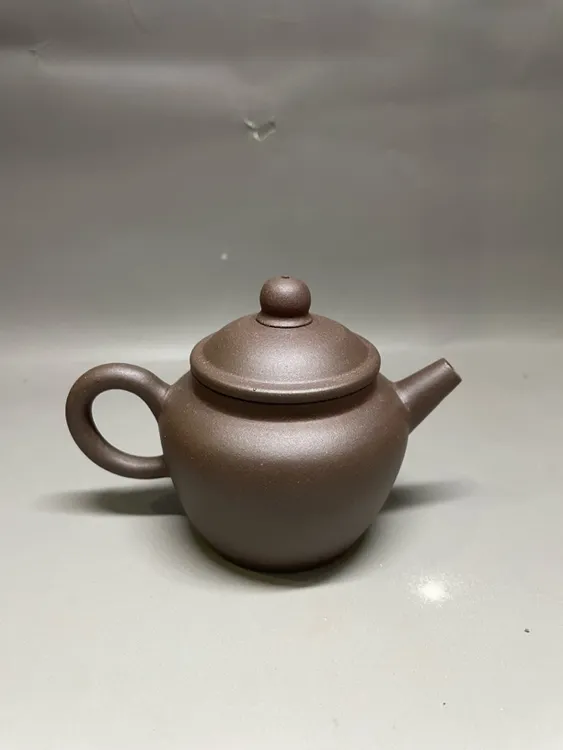 黄龙山原矿零添加底槽青全手工制作明式小品容量90cc紫砂壶茶壶