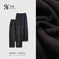 【仟娜】精致剪裁~慵懒风气质简约松紧腰显瘦休闲裤SY73XXK3061