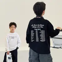 9.24号新品 男童长袖T恤秋装自制纯棉打底衫儿童休闲上衣TY03058